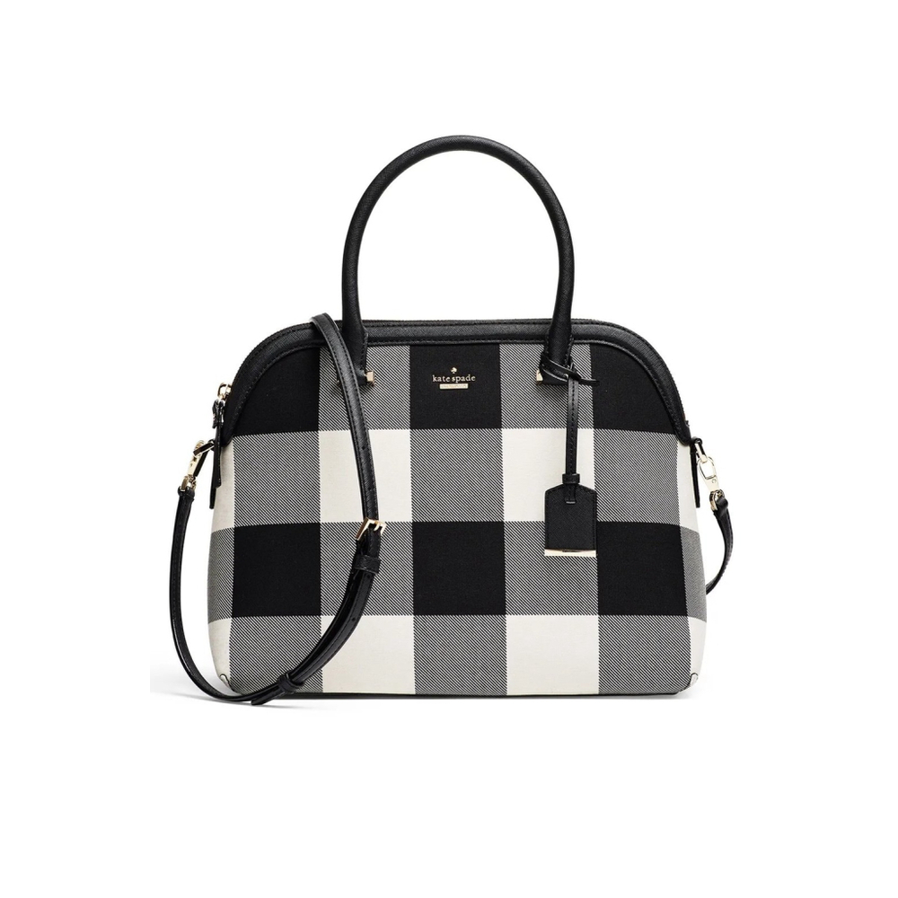 Kate Spade Cameron Street Plaid Margot Buffalo Check Print Bag